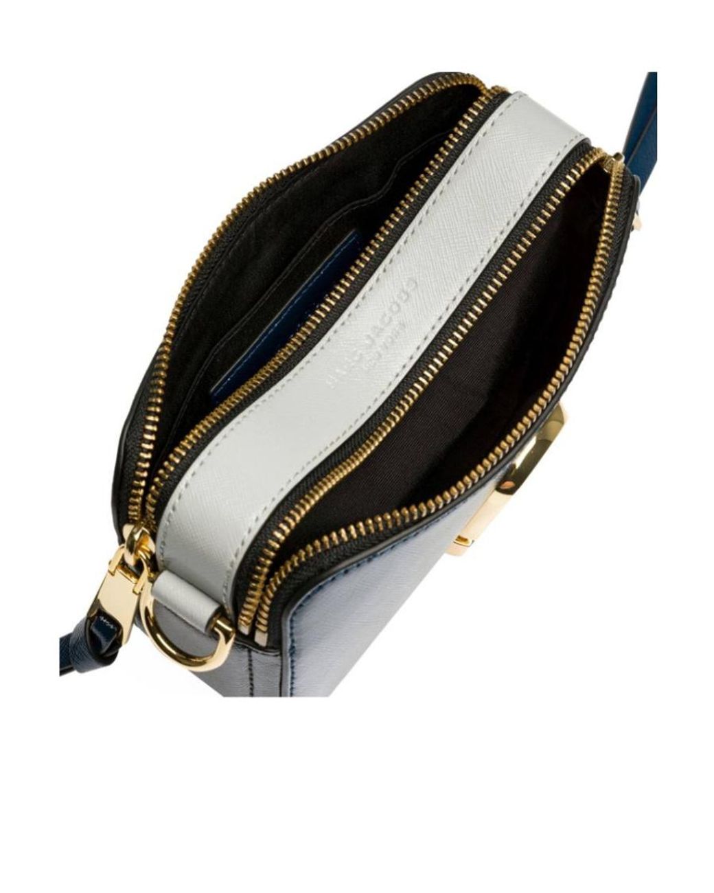 Marc Jacobs Blue The Logo Strap Snapshot Crossbody Bag
