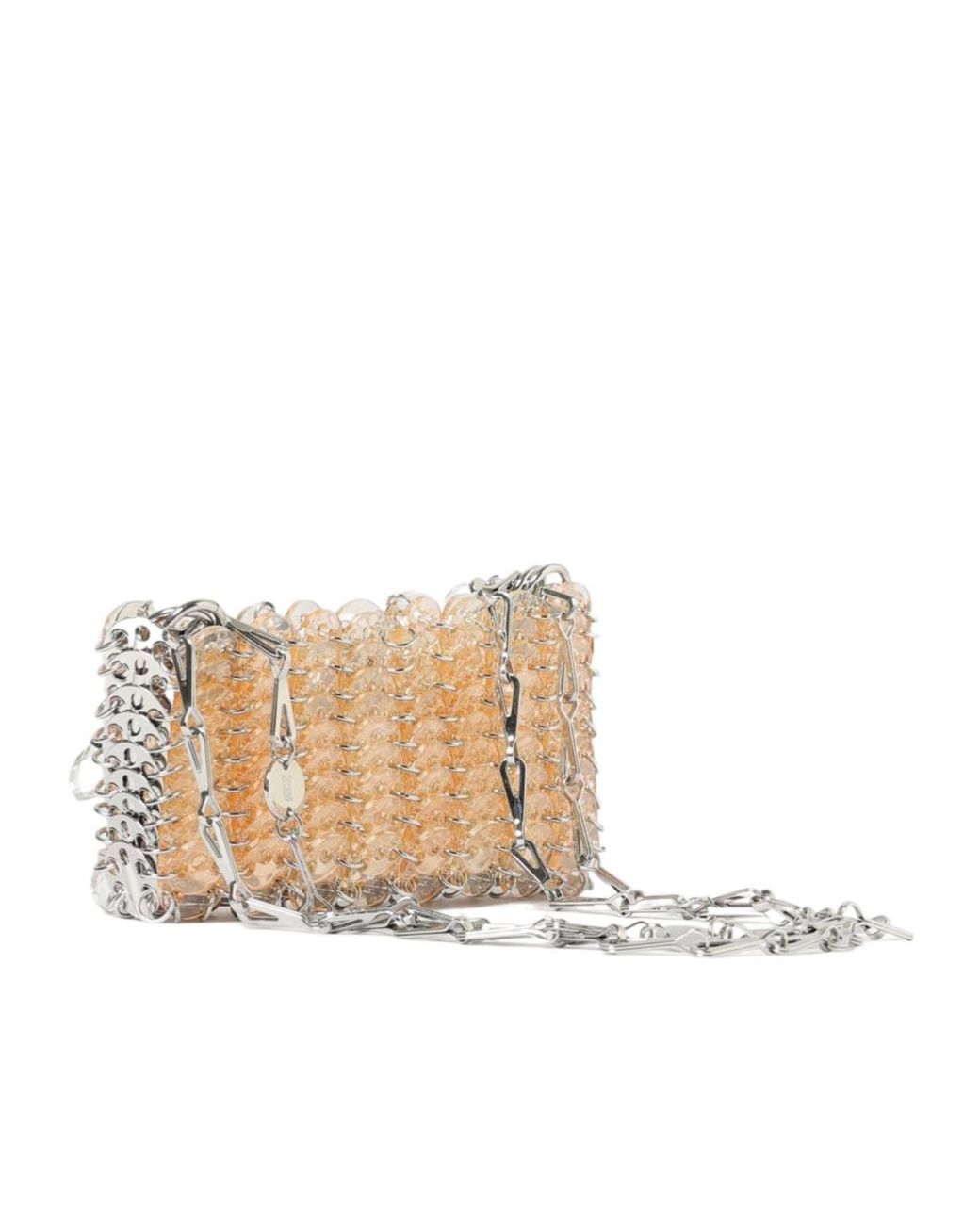Rabanne White Rabanne 1969 Nano Crystal Resin Shoulder Bag