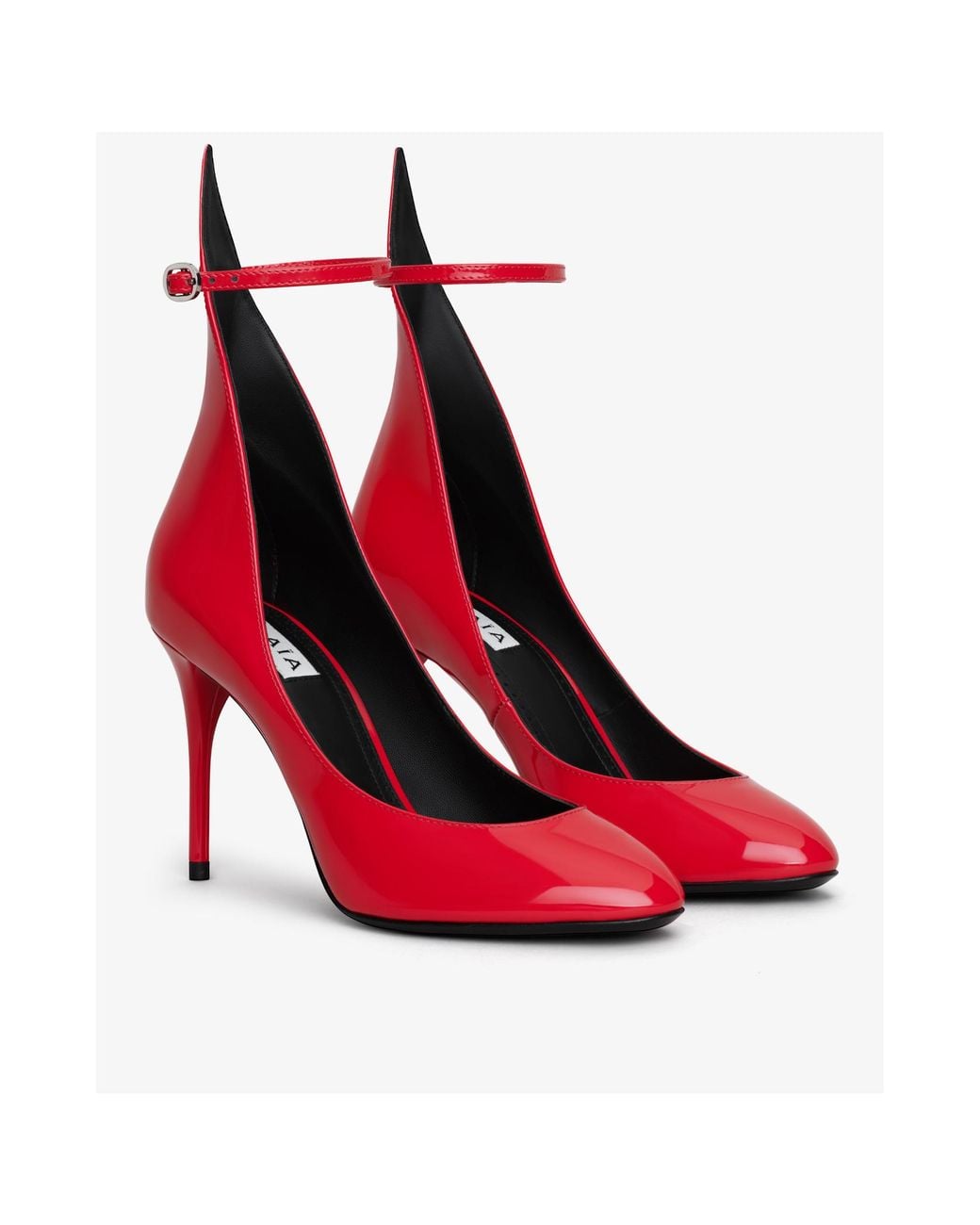 Alaïa Red Round Head High Heels