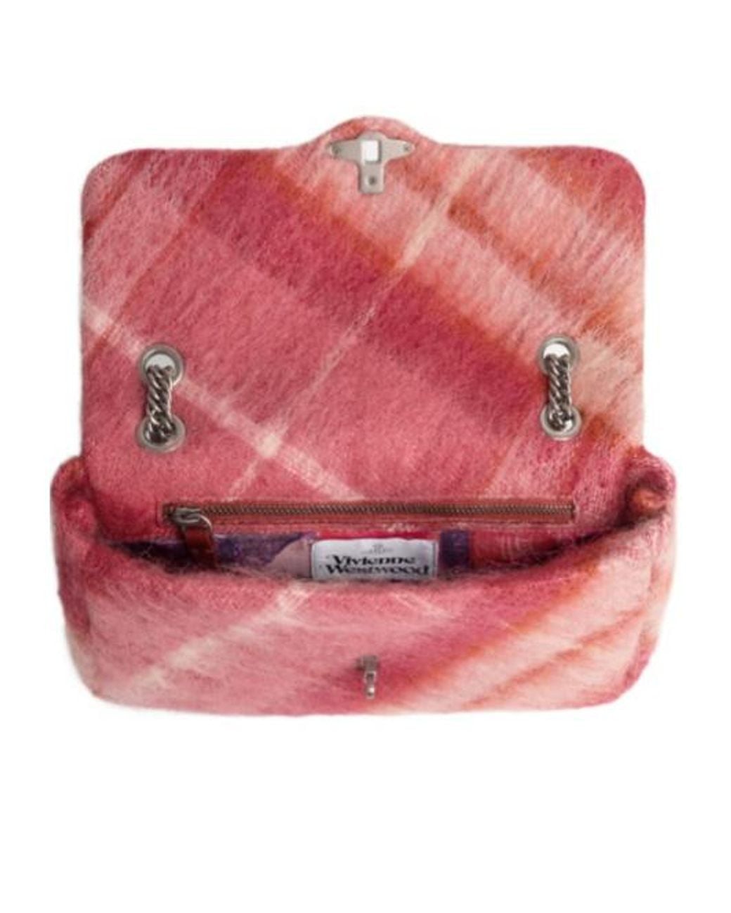 Vivienne Westwood Pink Anita Medium Shoulder Bag