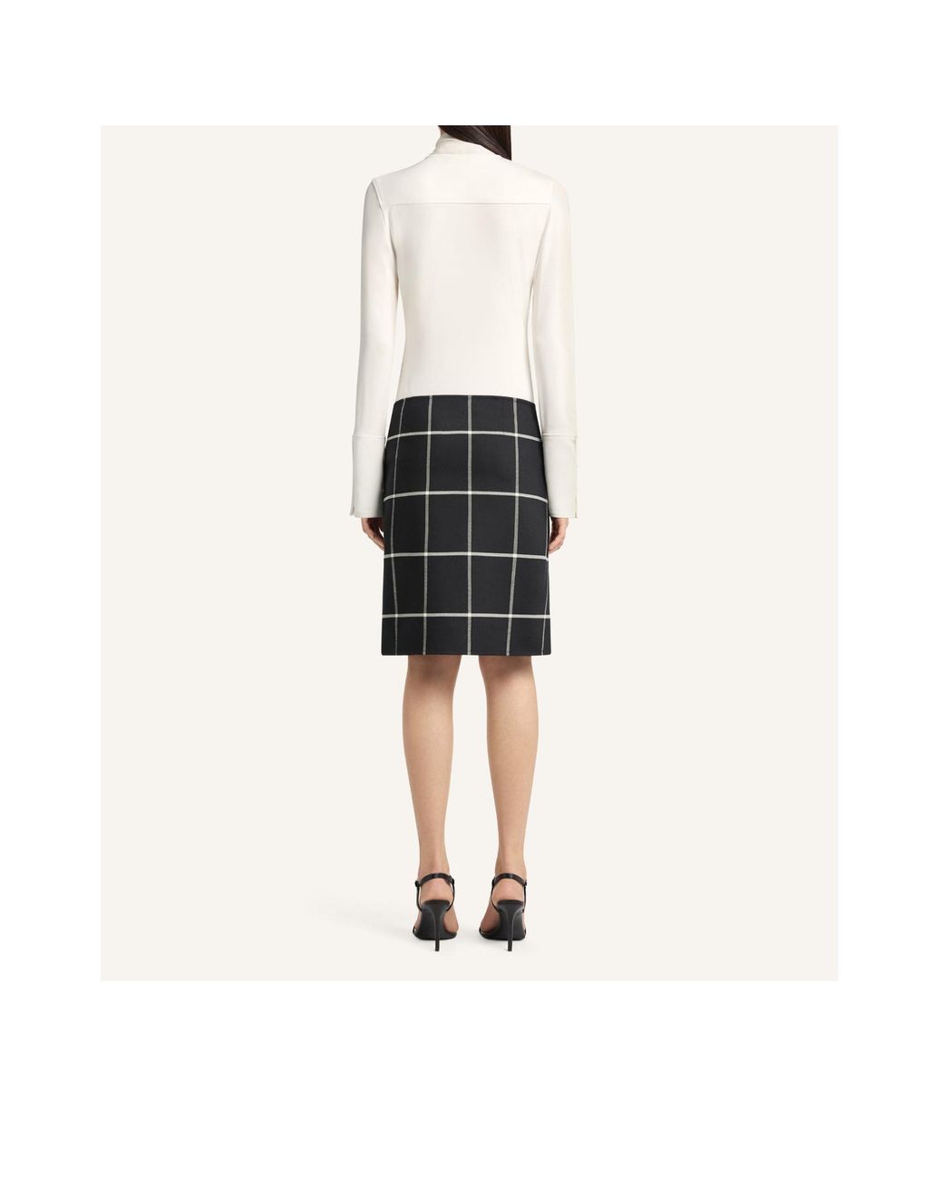 Courreges White Scarf-Collar Shirt