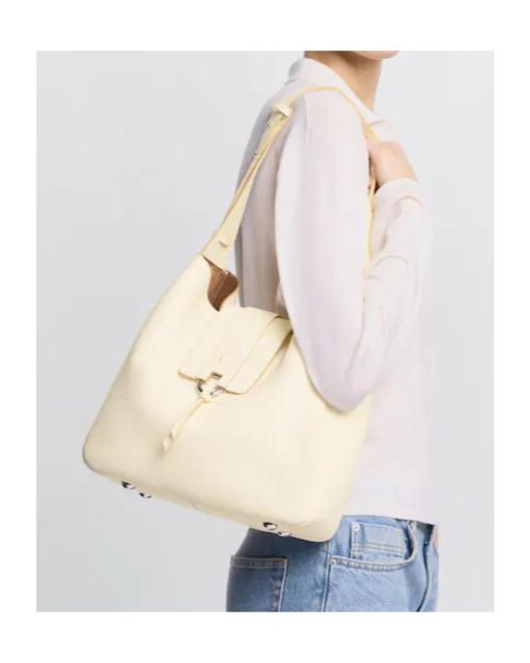 Hogan Natural Trend Hobo Shoulder Bag