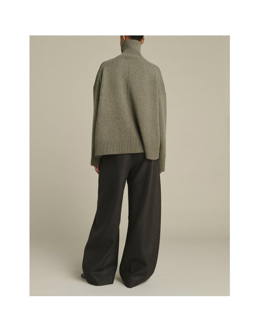 Soeur Green Turtleneck Sweater