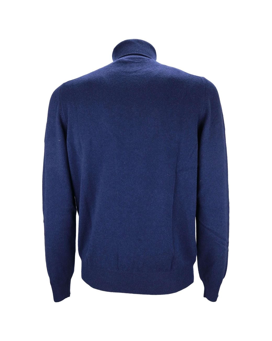 Gran Sasso Blue Long Sleeve Turtleneck Jumper for men