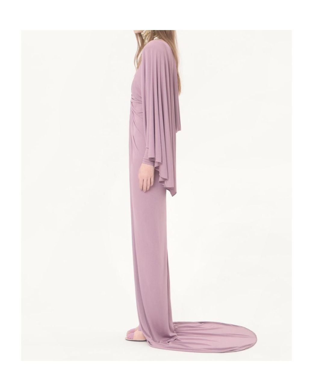 Valentino Pink Sequin Embellished Long Dress