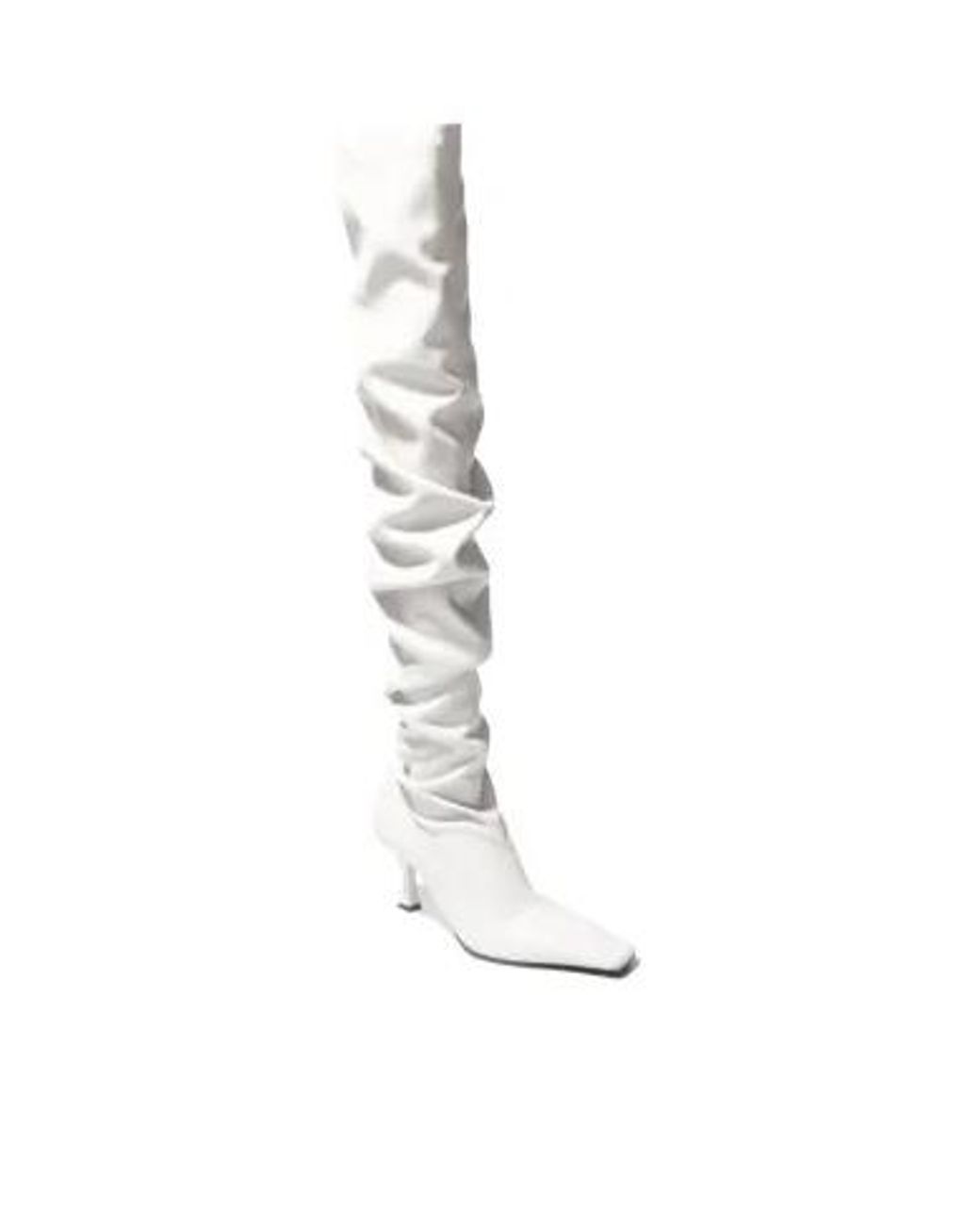 Proenza Schouler White Trap Over-The-Knee Leather Boots