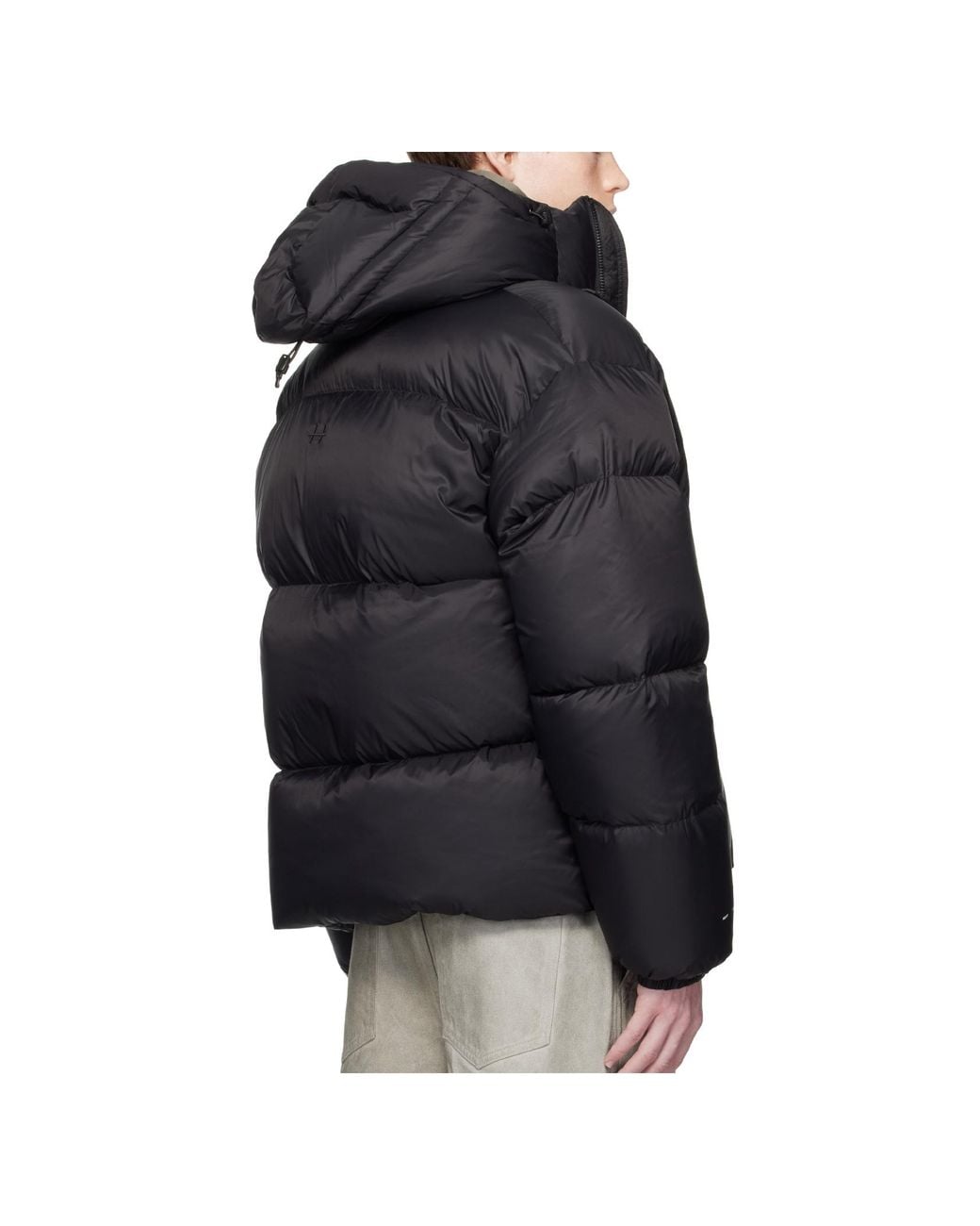 HELIOT EMIL Black Lumen Down Jacket for men