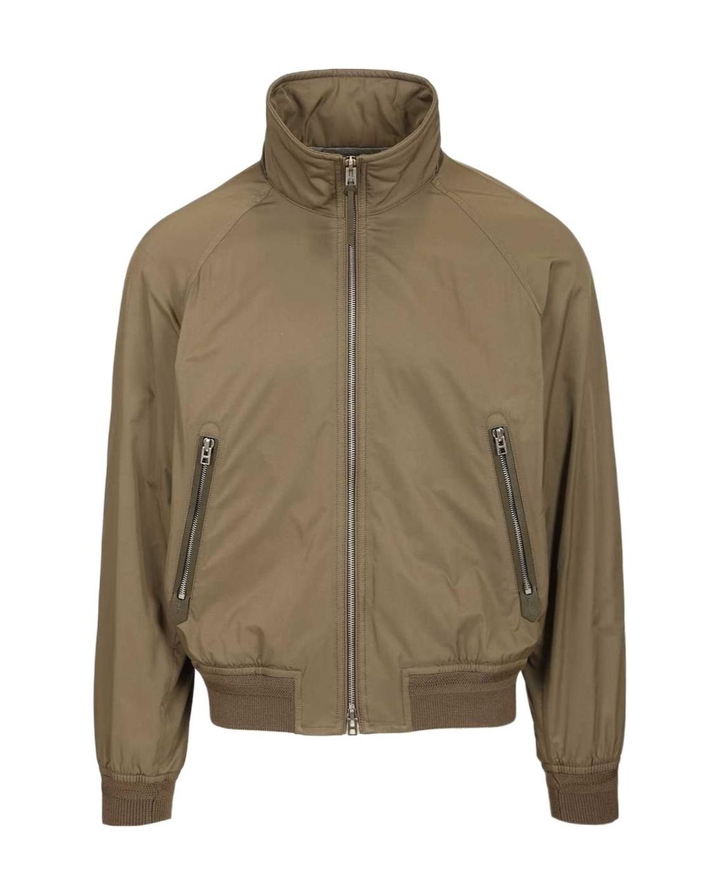Tom Ford Green Jacket With Cashmere Lining for men