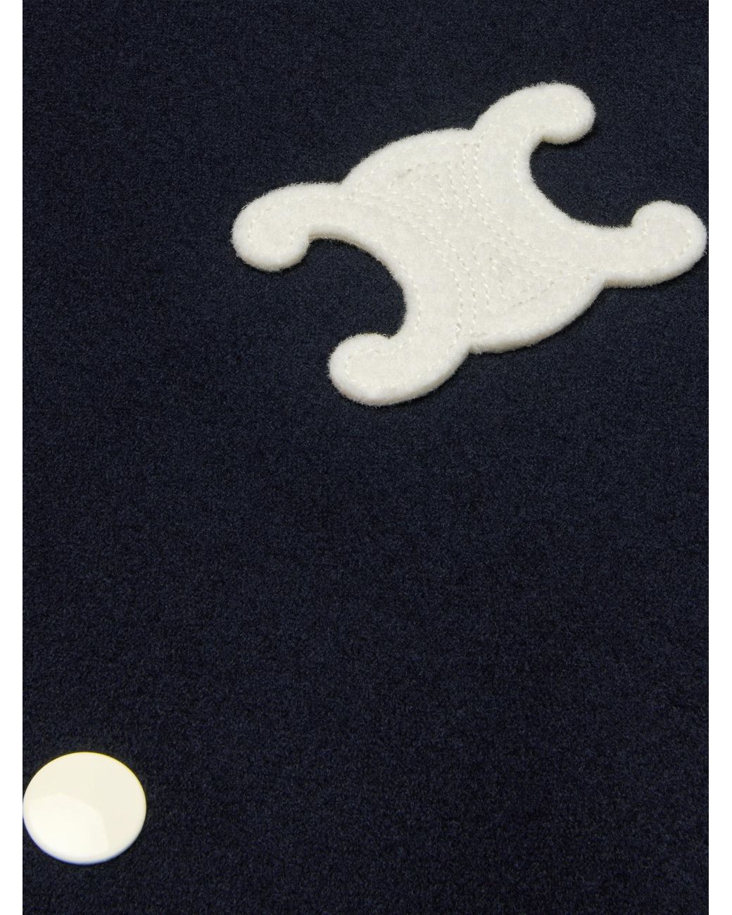 Céline Blue Triomphe Teddy Jacket