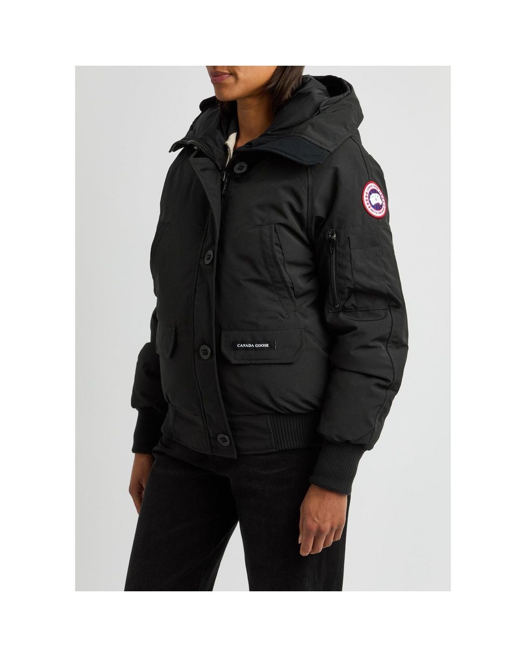 Canada Goose Black Thick Down Thermal Clothing