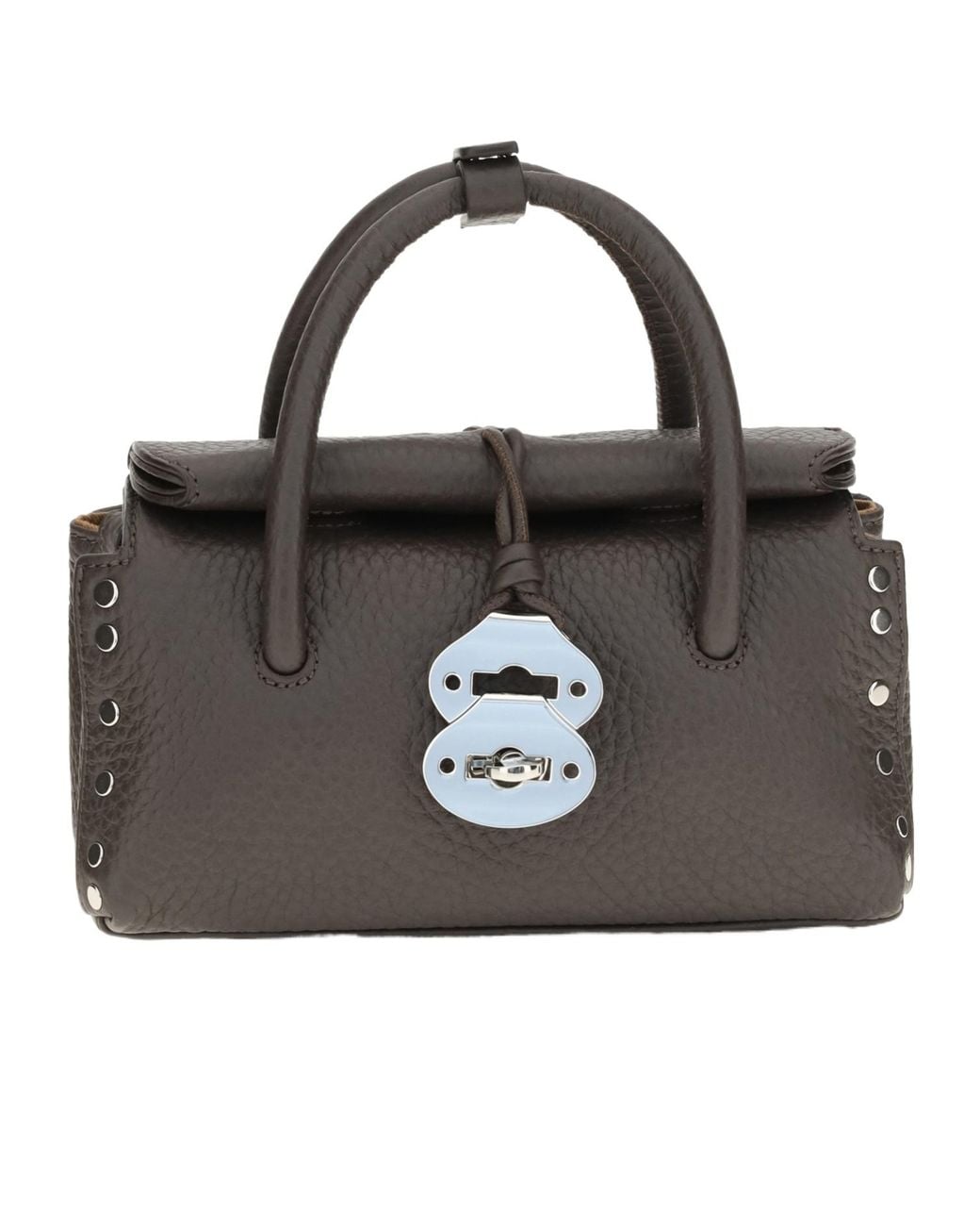 Zanellato Black Dotta Centauro Baby Top Handle Bag