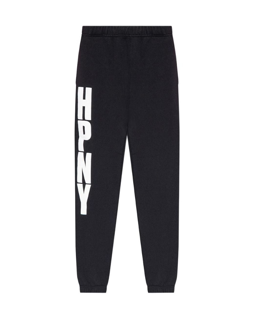 Heron Preston Black Logo Printed Sweatpants for men