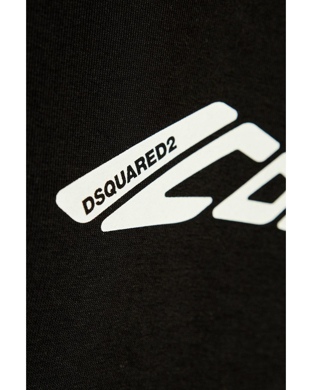 DSquared² Black Icon Logo Printed Crewneck Sweatshirt