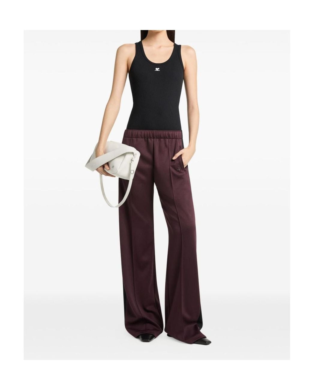 Courreges Purple Courrèges Side Stripe Track Pants