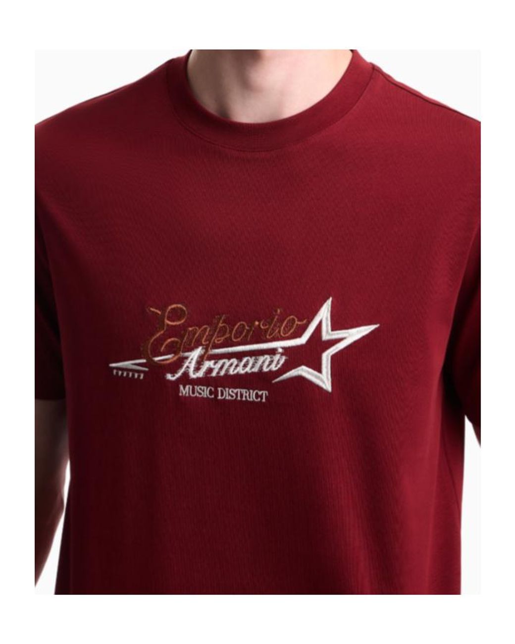 Emporio Armani Embroidered Logo T-Shirt for men