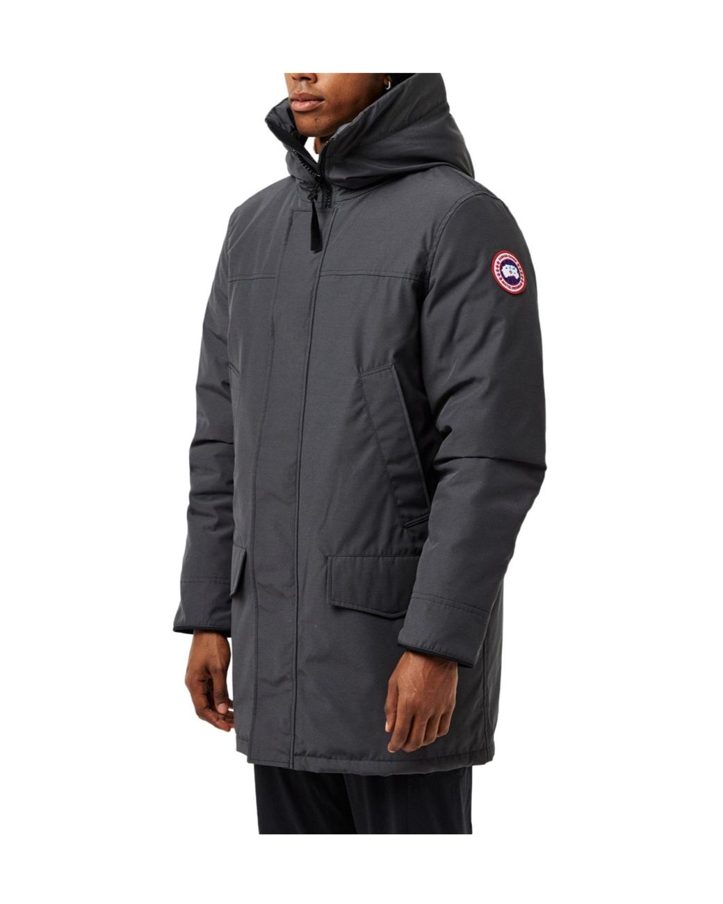 Canada Goose Gray Multi-Pocket Warm Down Jacket for men