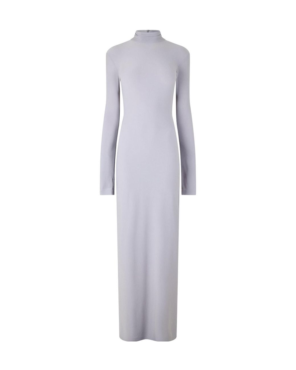 Norma Kamali Gray Form-Fitting Maxi Dress