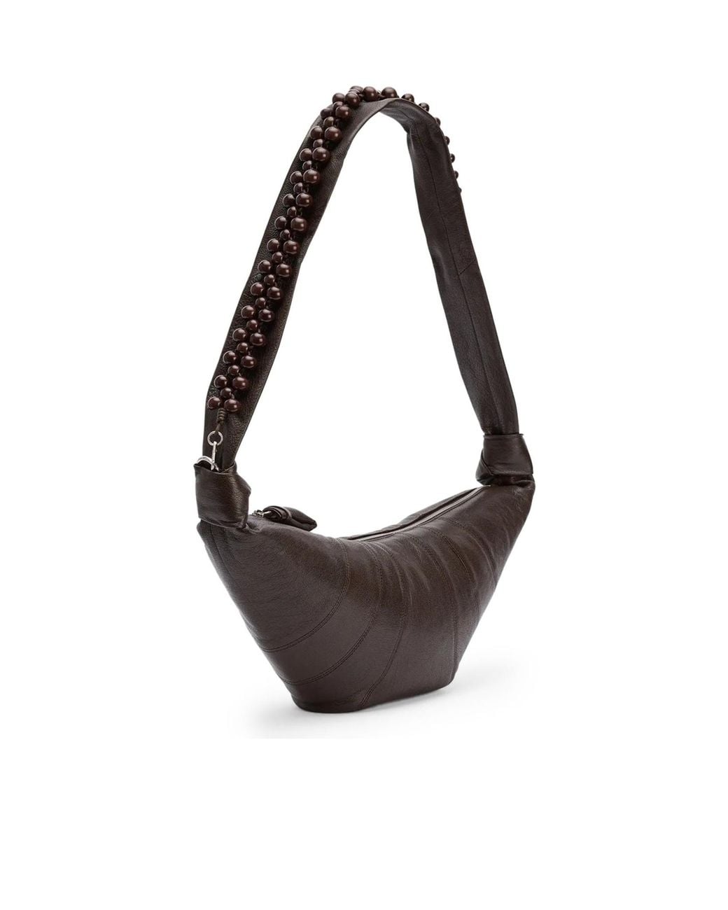 Lemaire Metallic Pearls Medium Croissant Bag