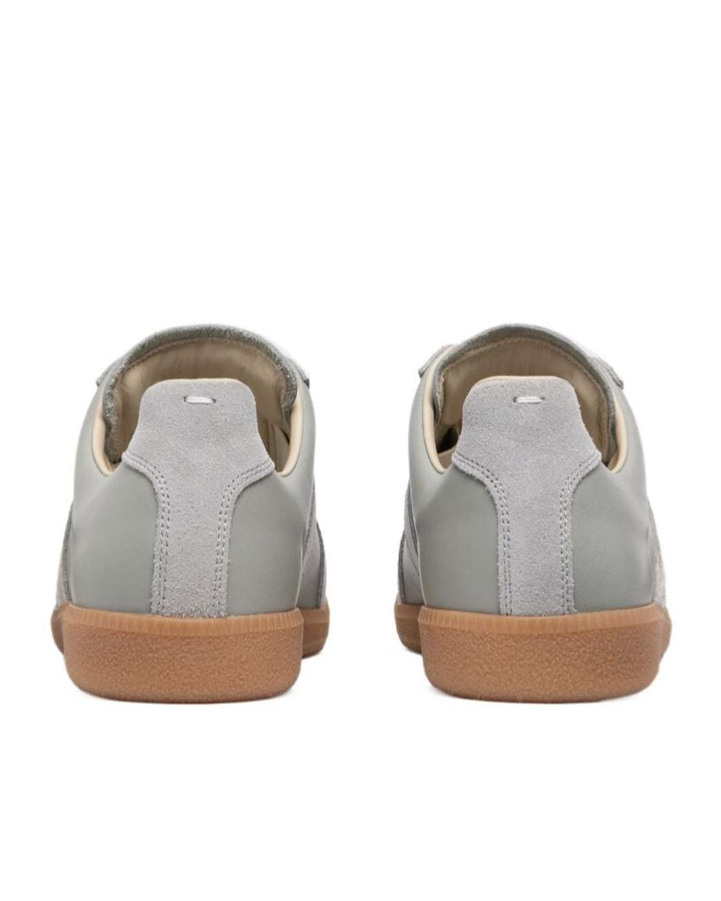 Maison Margiela Gray Replica Lace-Up Sneakers
