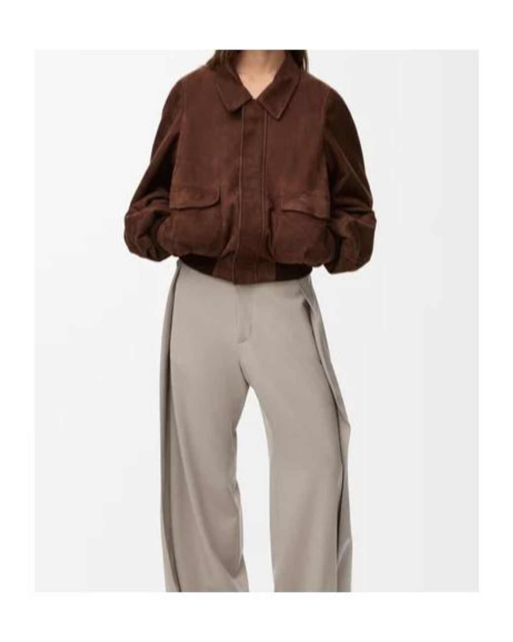 Loewe Brown Bomber Jacket