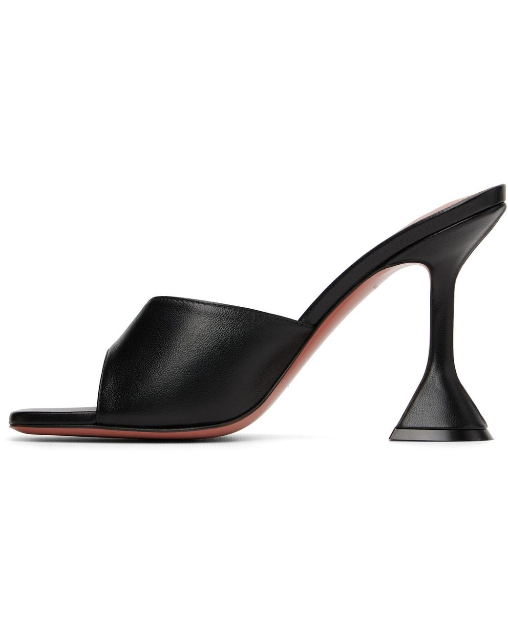 AMINA MUADDI Black Lupita 95 High-Heeled Sandals