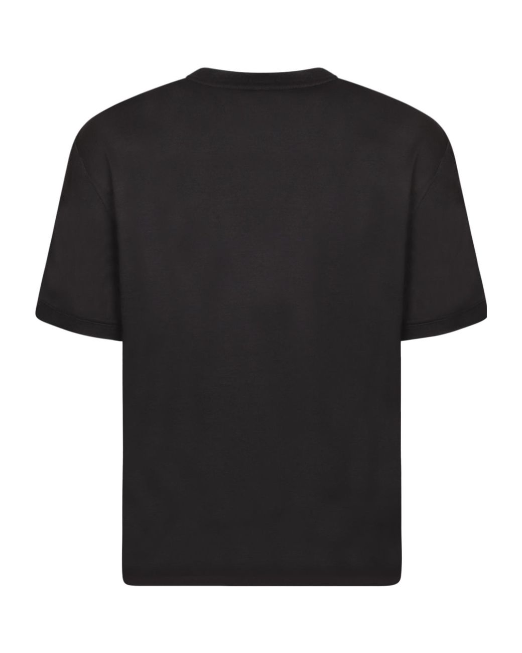 Giorgio Armani Black Logo Detail T-Shirt for men