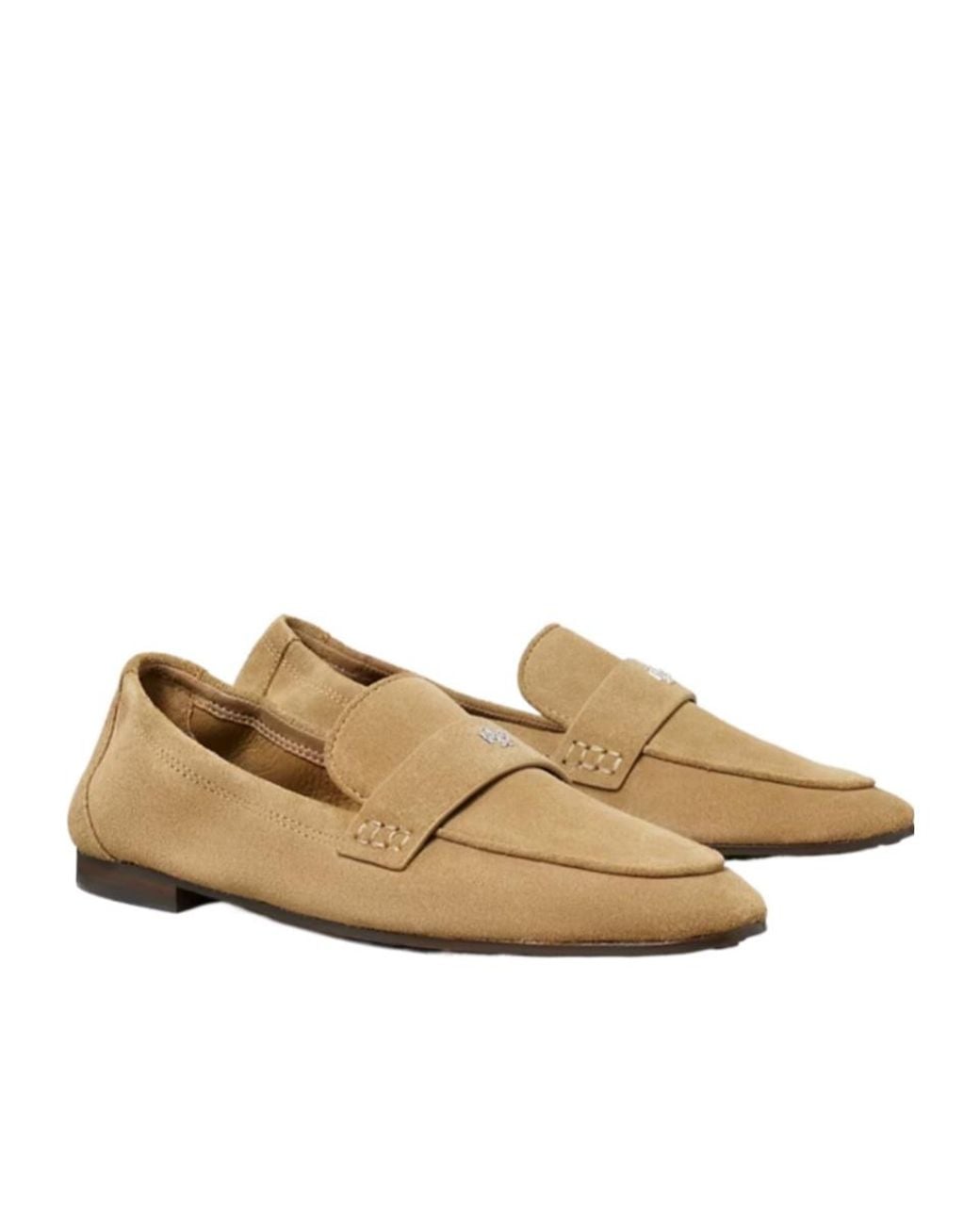 Tory Burch Natural Ballet Loafer Flat Shoes