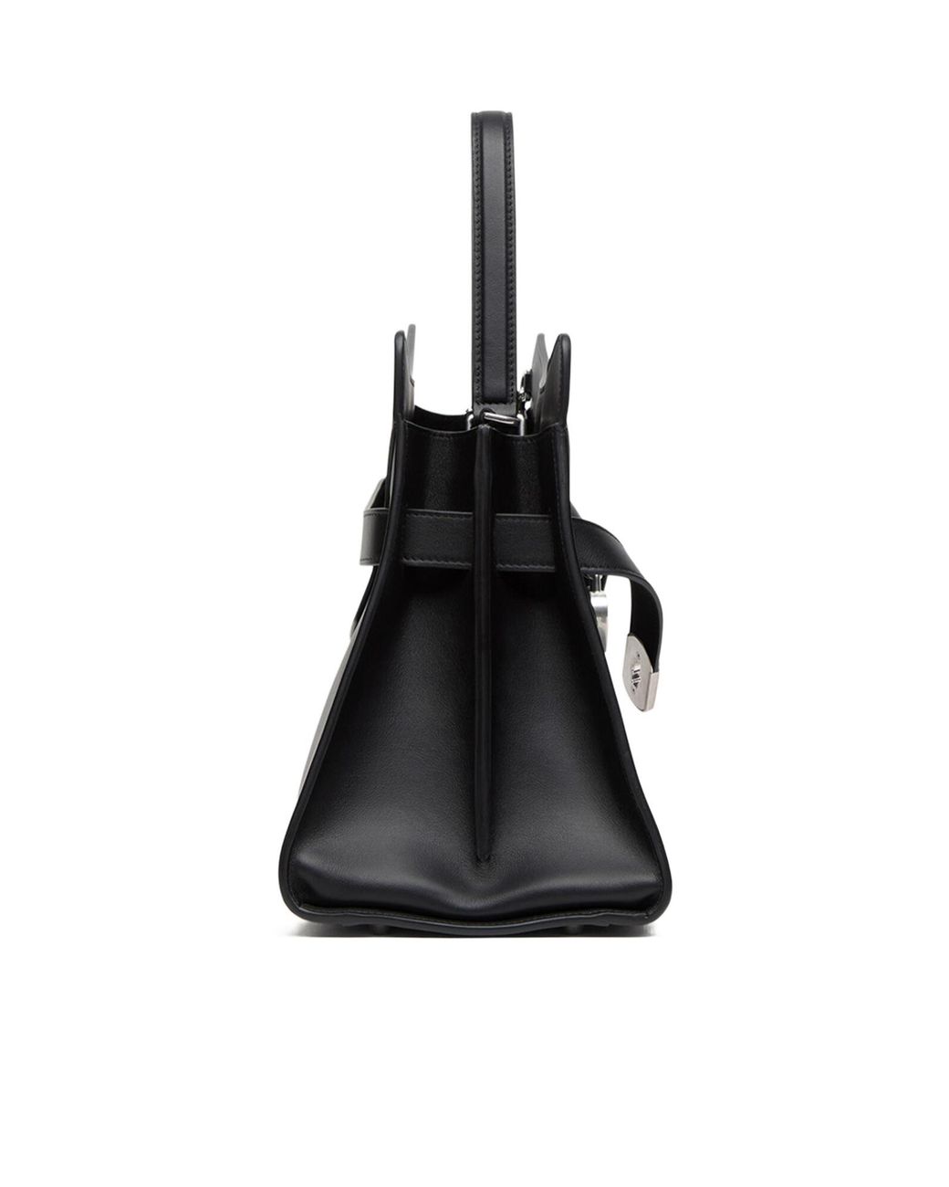 McQueen Black Locke Shoulder Bag