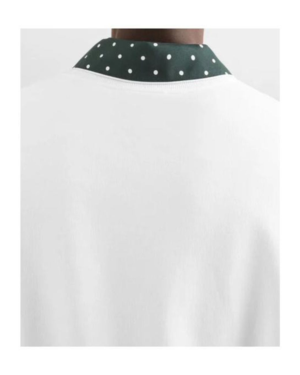 Dolce & Gabbana White Logo Patch Sweatshirt for men