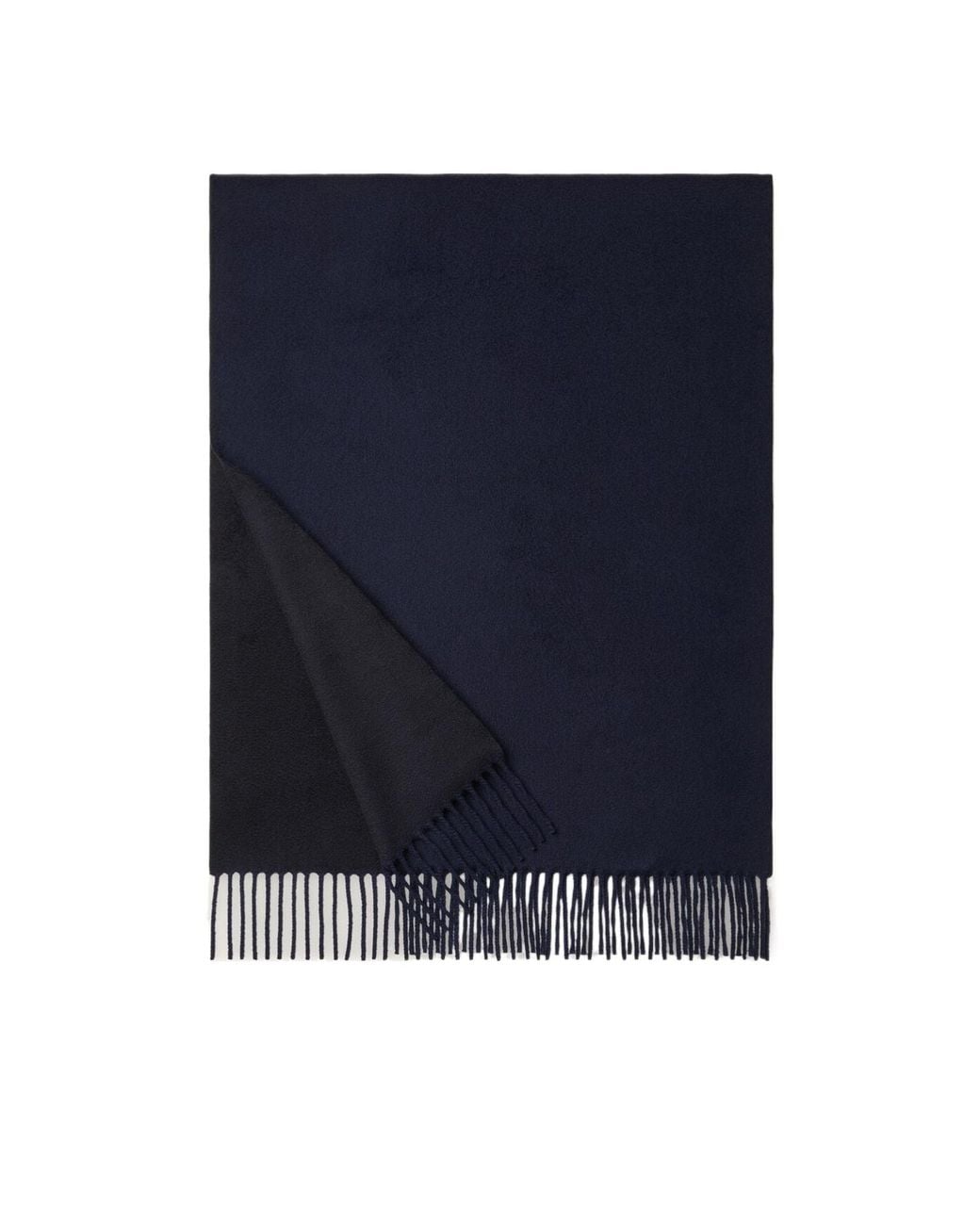Loro Piana Blue Two Tone Scarf for men