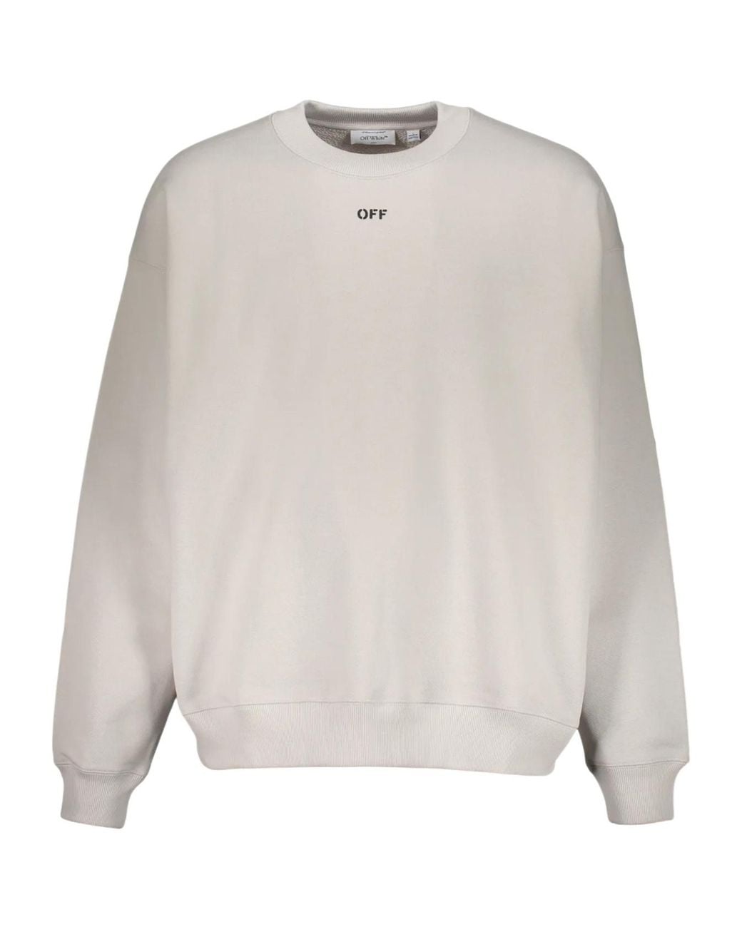 Off-White c/o Virgil Abloh White Logo Crewneck Sweatshirt for men
