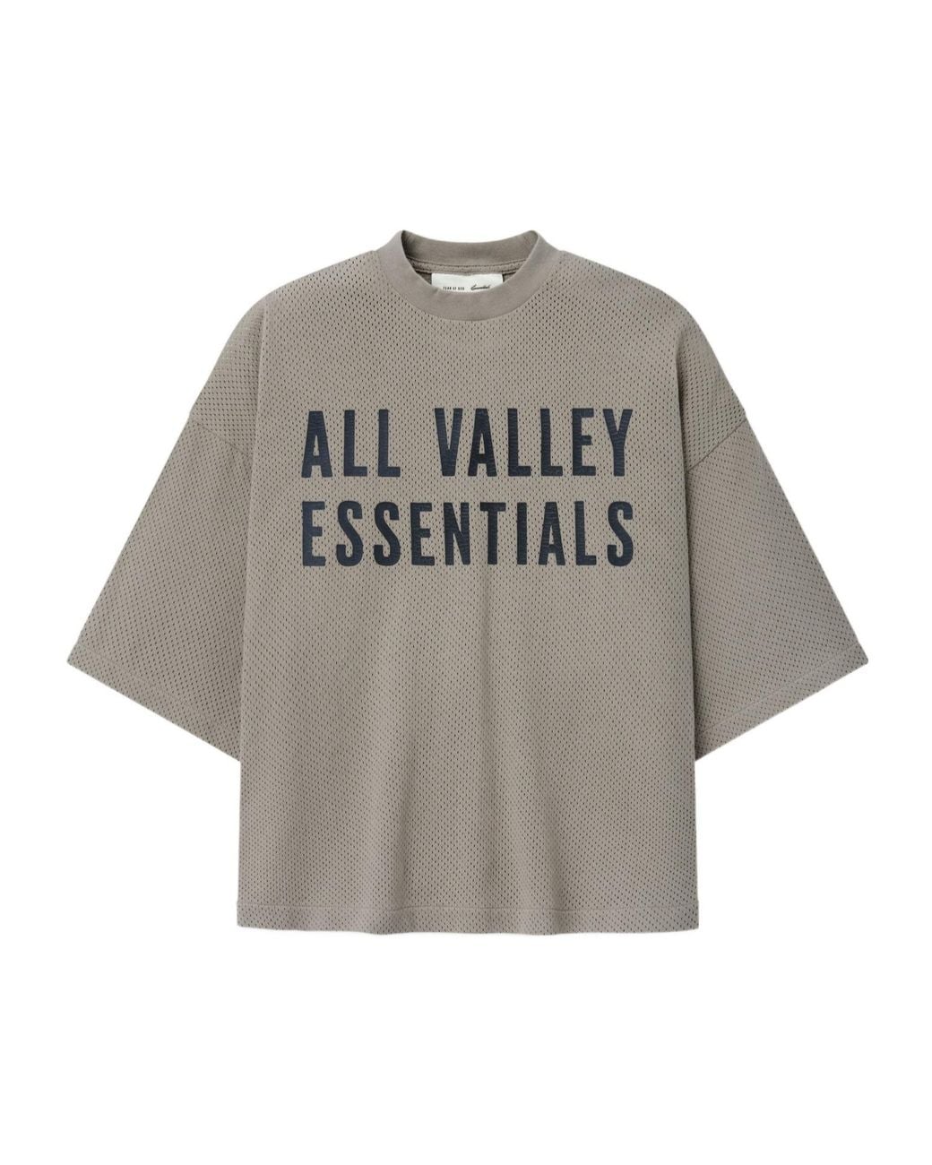 Fear Of God Gray Merch Boxy Fit T-Shirt
