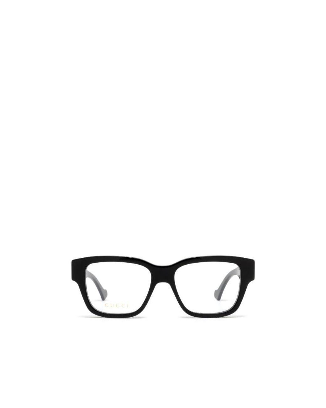 Gucci White Eyewear Rectangle Frame Glasses for men