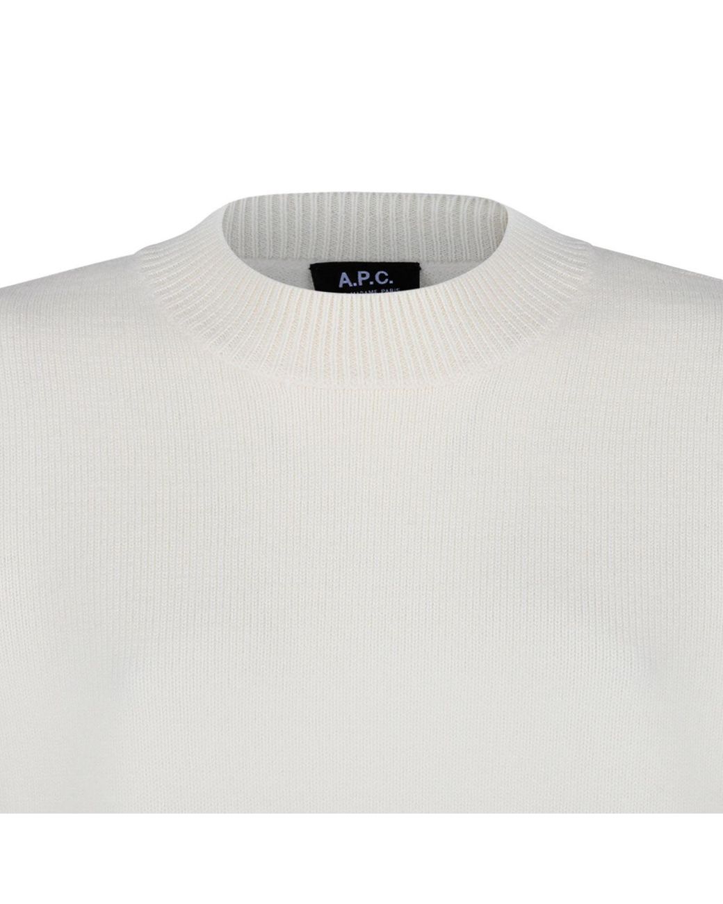 A.P.C. Gray Crewneck Knitted Jumper