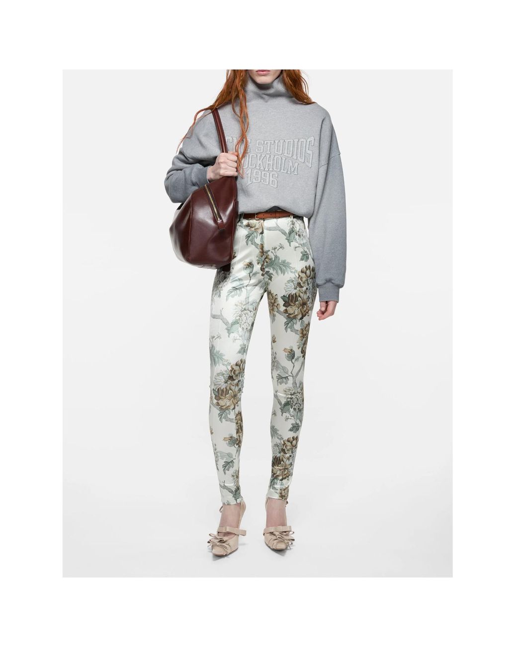 Acne Gray Logo Sweatshirt
