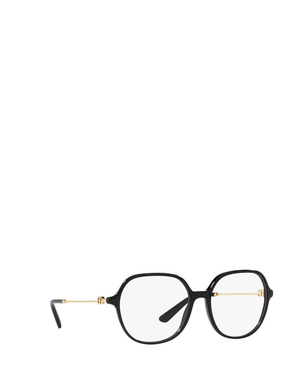 Dolce & Gabbana White Eyewear Square Frame Glasses