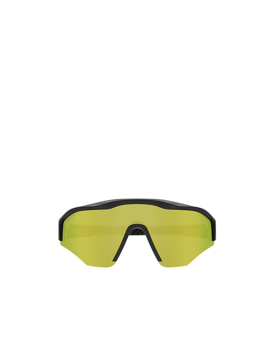 Gucci Yellow Eyewear Mask-Shaped Sunglasses
