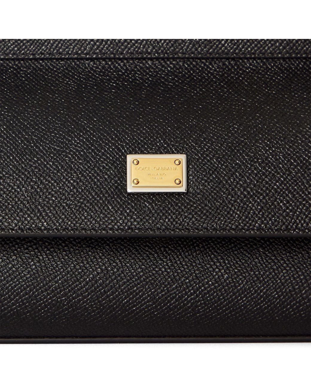 Dolce & Gabbana Black Solid Color Crossbody Bag