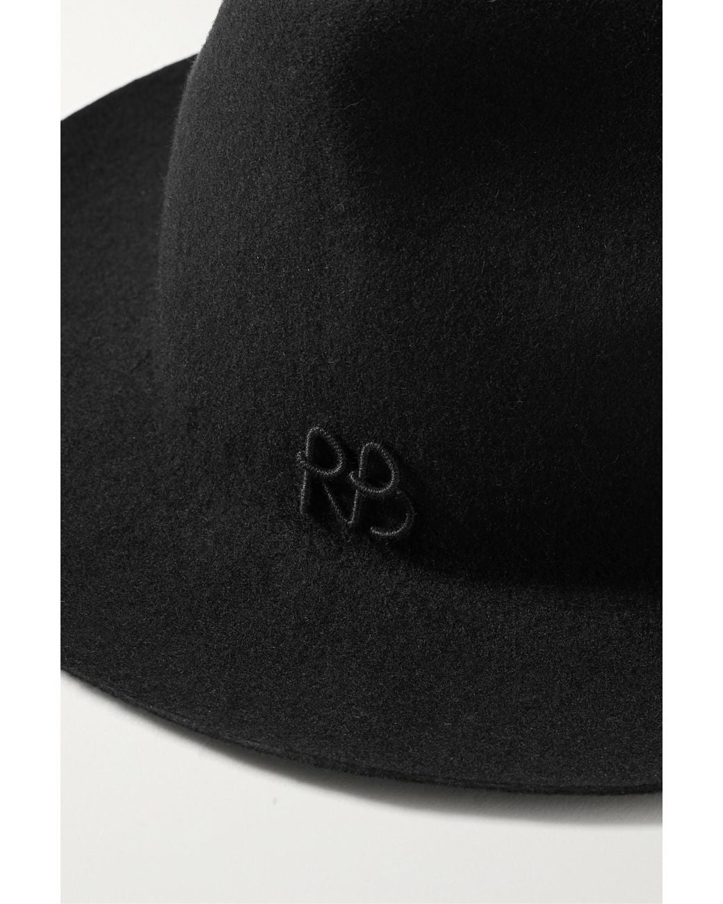 Ruslan Baginskiy Black Minimalist Wool Hat