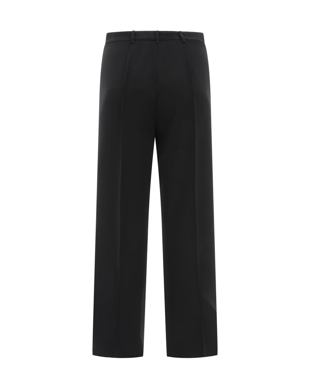 Max Mara Black 'S High Waist Straight Leg Pants