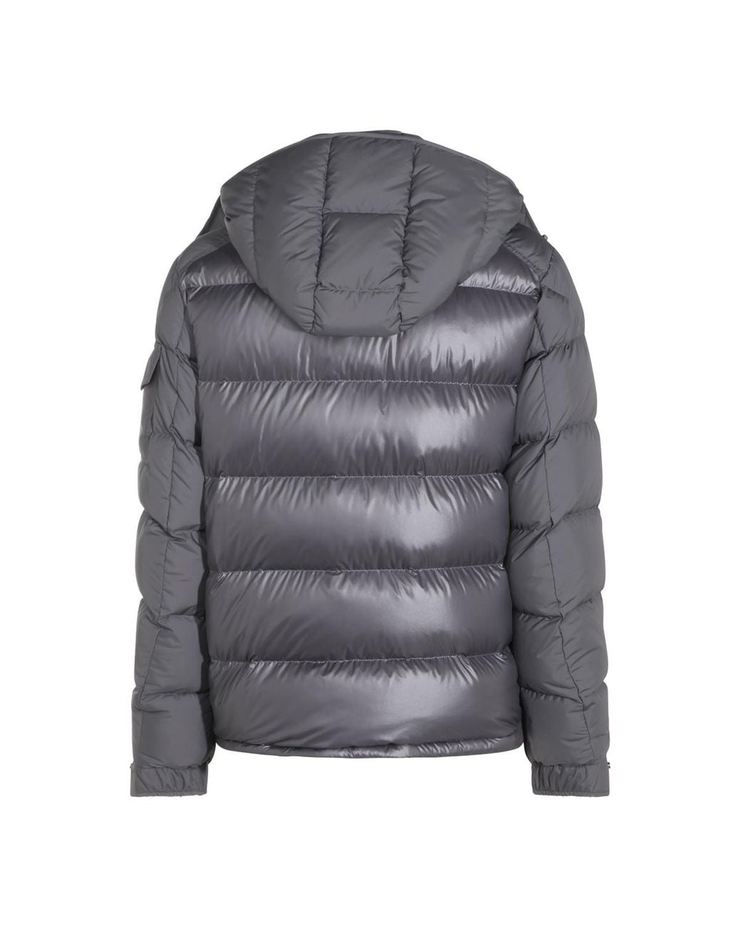 Moncler Gray Maya Zip-Up Hooded Jacket for men