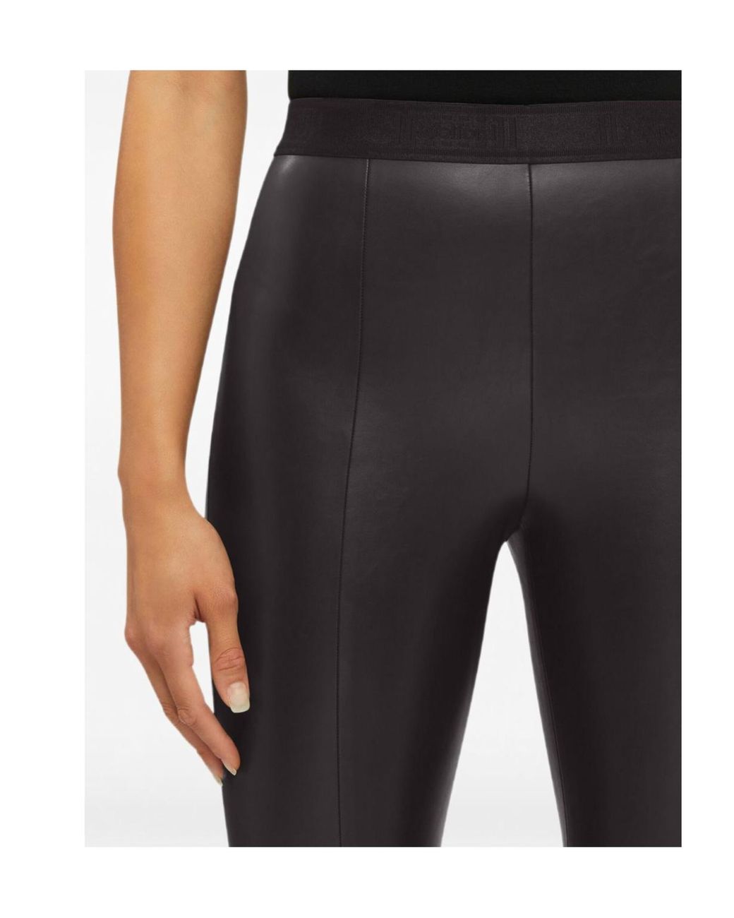 Wolford Gray Jenna Straight-Leg Trousers