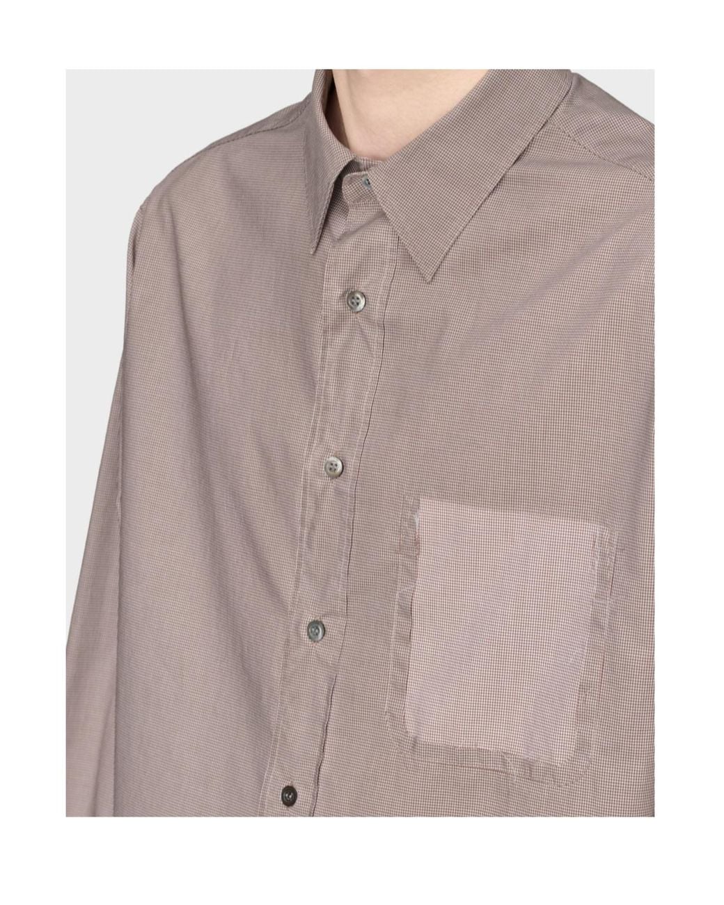 Maison Margiela Brown Long Sleeve Regular Fit Shirt for men