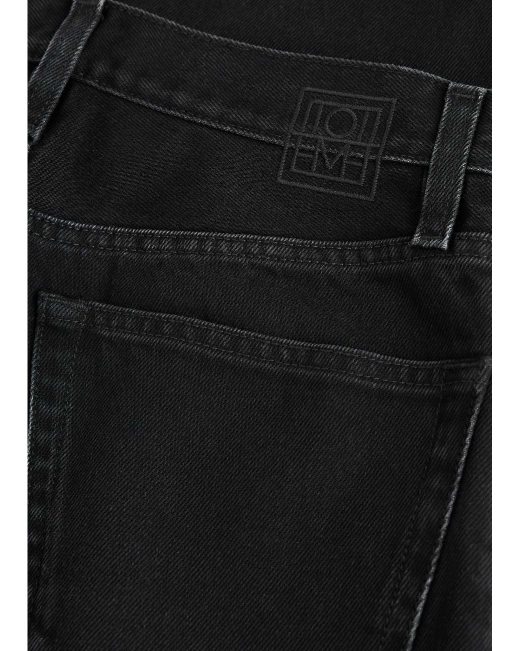 Totême  Black Belt-Loop Jeans