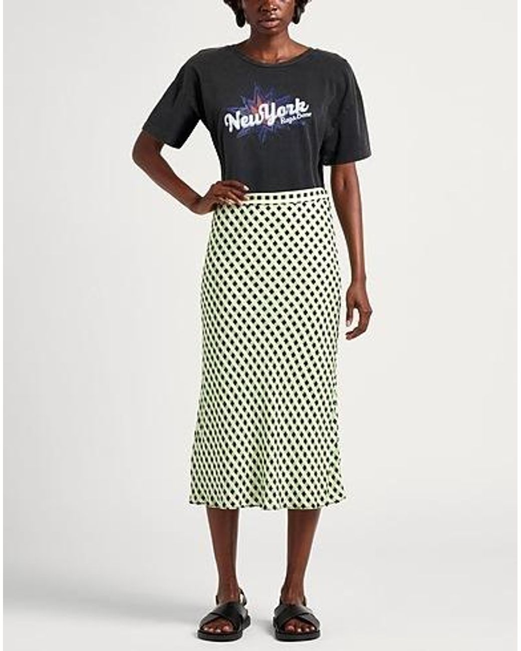 Rag & Bone Black Simple Printed T-Shirt