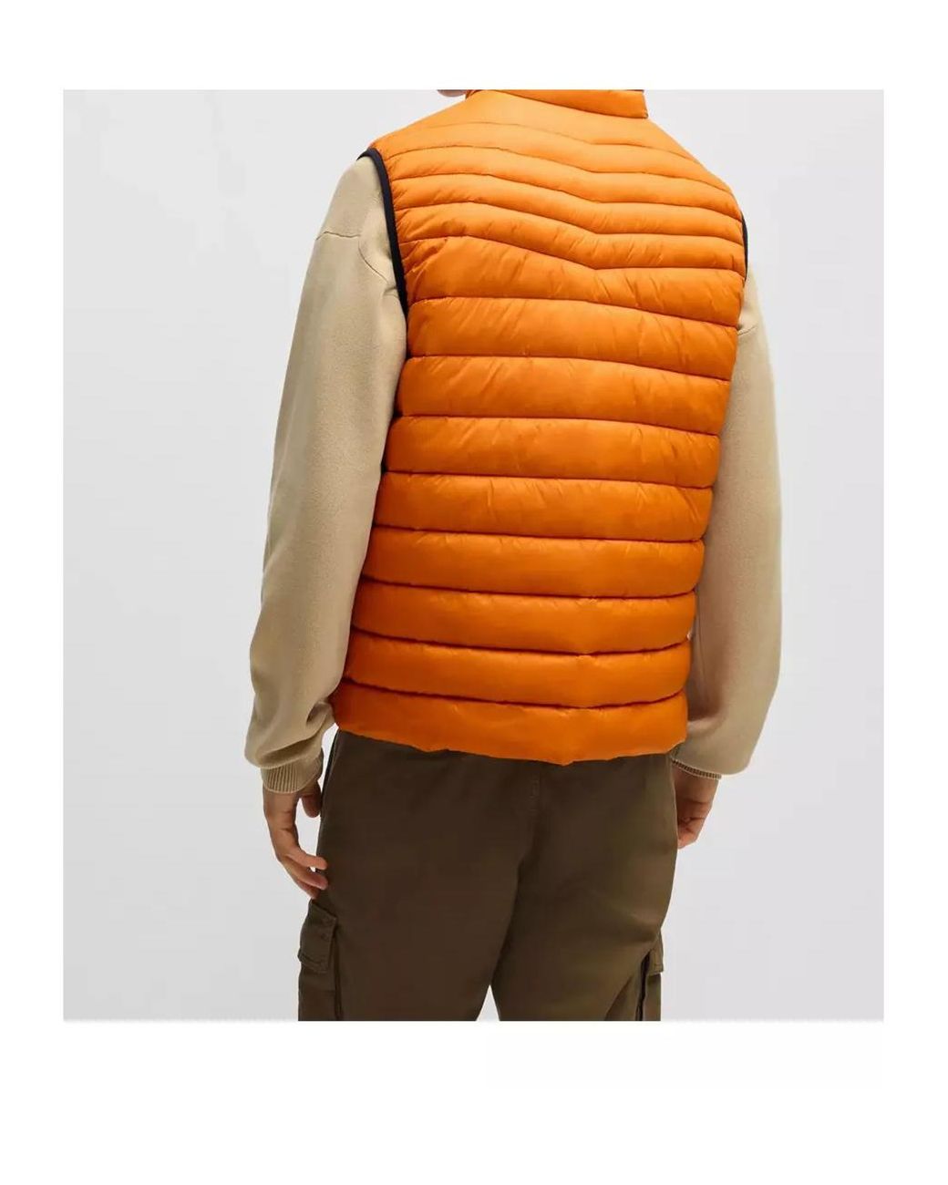 Boss Orange Water-Repellent Gilet for men