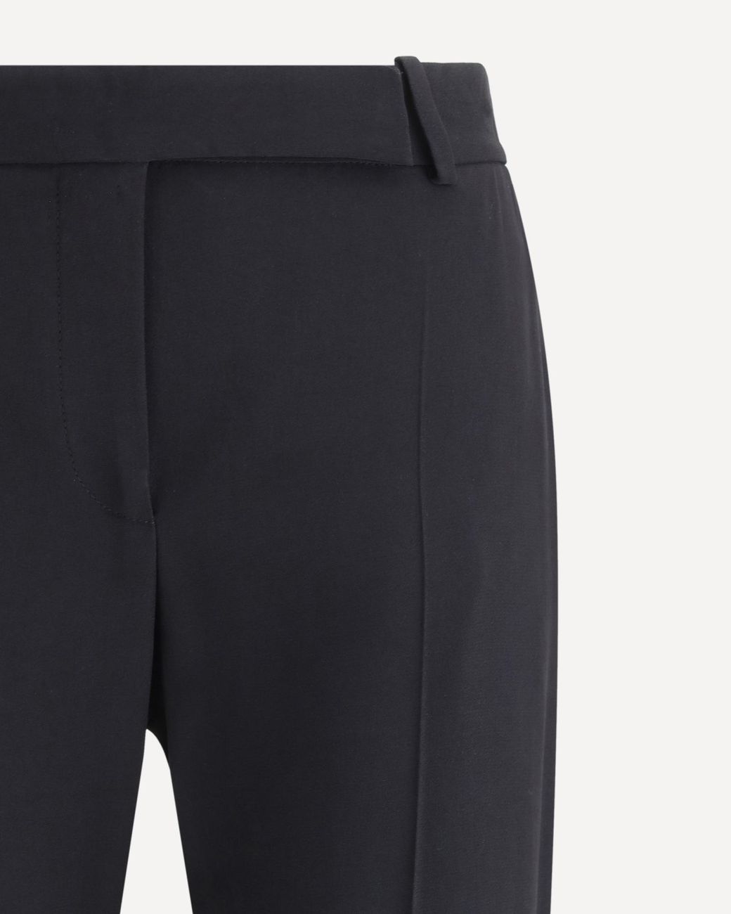 McQueen Black Tailored Flared Pants
