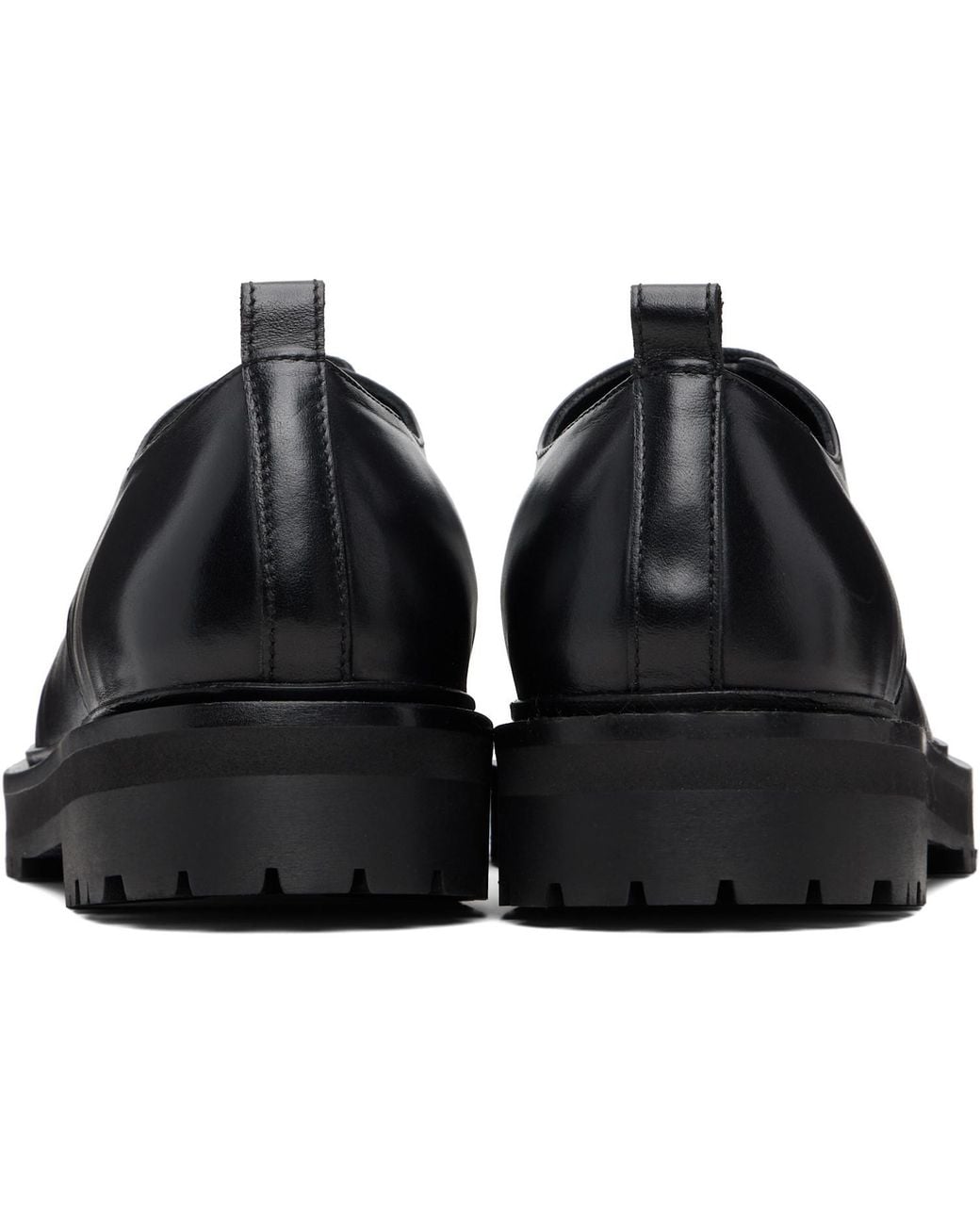 Studio Nicholson Black Jackson Derby Shoes for men