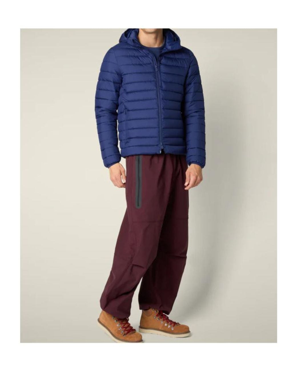 Save The Duck Blue Miro 21 Hooded Down Jacket for men