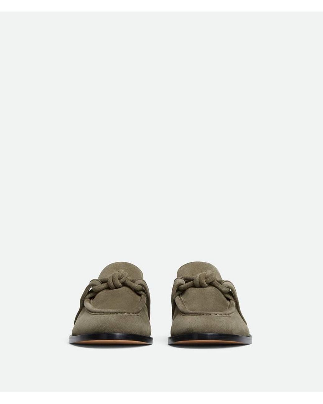 Bottega Veneta Green Astaire Loafers for men
